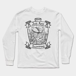 Fish in a Bottle Long Sleeve T-Shirt